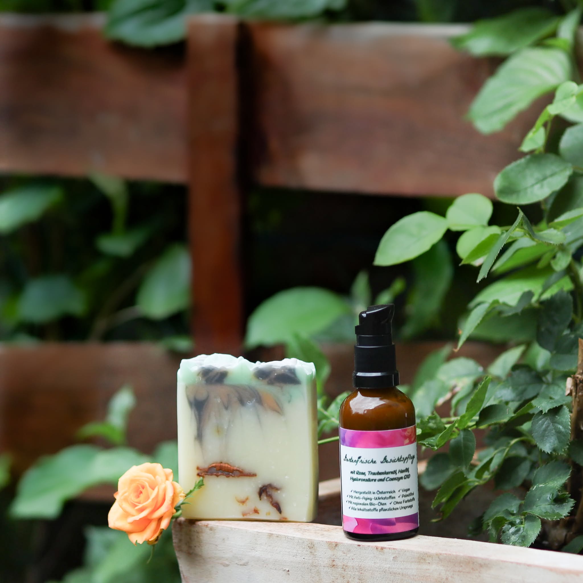 🌹 Rosen-Pflegepaket – Zarte & natürliche Hautpflege mit Rosenkraft